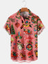 Men's Christmas Funny Graphic Short Sleeve Hawaiian Shirt